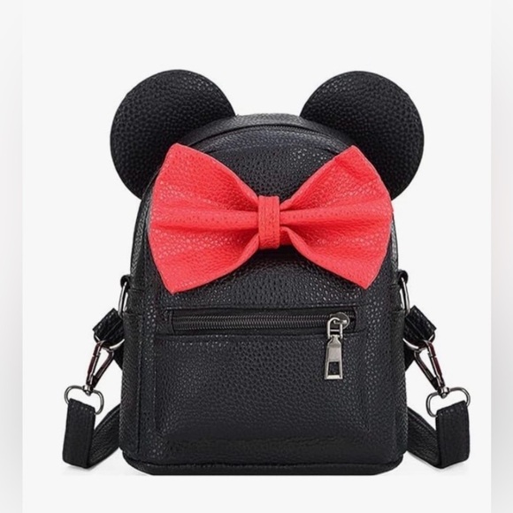 Sunwel Fashion Handbags - Sunwel Fashion | mini convertible backpack/crossbody Minnie Mouse bag
